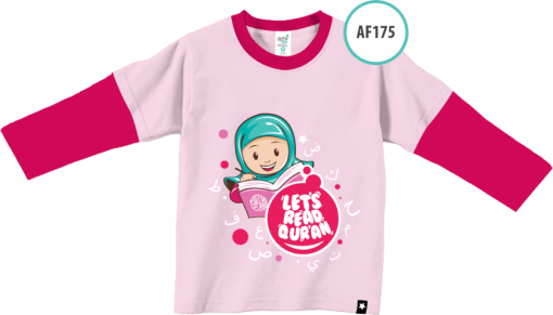 AF175 Kaos Anak Let's Read Quran