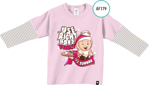 AF179 Kaos Anak Use Right Hand Please 1