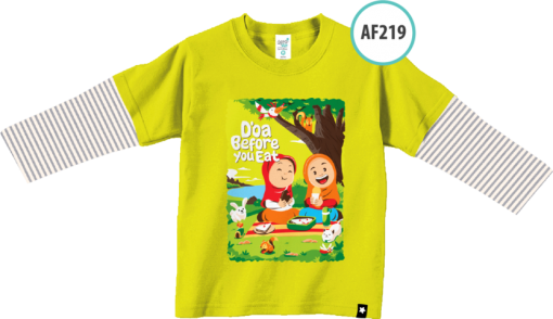 AF219 Kaos Anak Do'a Before You Eat