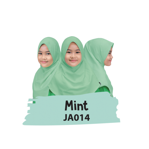 JA014 Jilbab Anak Mint 1