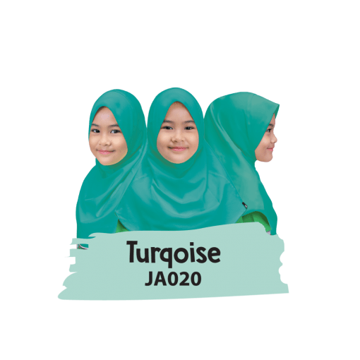 JA020 Jilbab Anak Turqoise